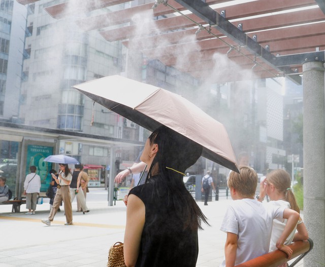 Mercury tops 35C in Tokyo for 1st time this year - Ảnh 1.
