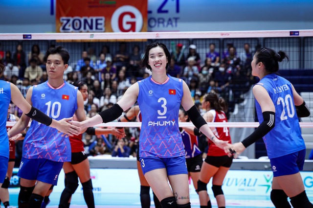 Vietnam beats Thailand to win first SEA V.League women’s volleyball title- Ảnh 1. Vietnam beats Thailand to win first SEA V.League women’s volleyball title- Ảnh 1.