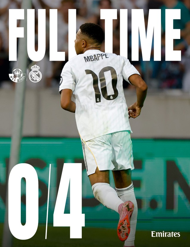 Mbappe toả sáng giúp Real Madrid thắng đậm CLB Áo- Ảnh 1.