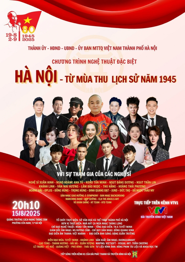 Chương trình 'Hà Nội - từ mùa Thu lịch sử năm 1945' có bán vé không? - Ảnh 1.