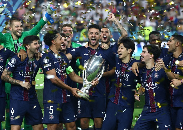 PSG thắng ngược Tottenham để lần đầu vô địch Siêu cúp châu Âu- Ảnh 1.