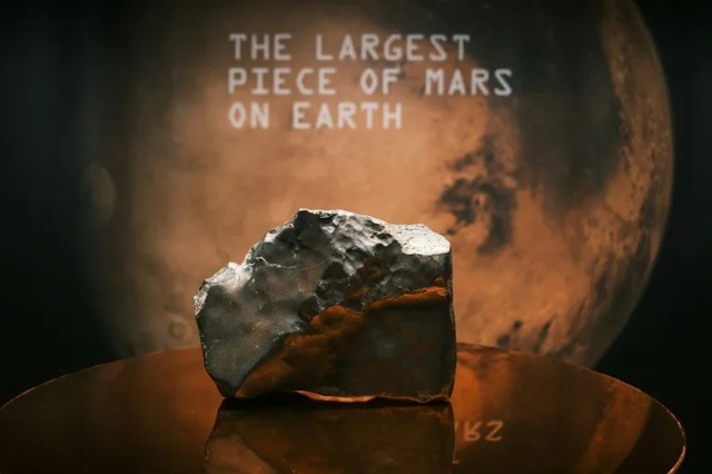 Auction of world's largest Mars meteorite sparks ownership debate- Ảnh 1.