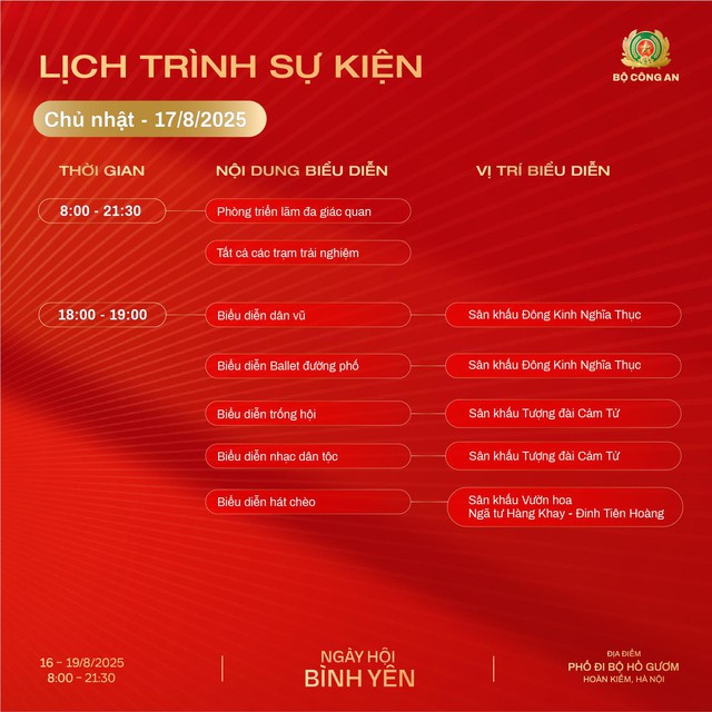Hôm nay 17-8, 'Ngày hội bình yên' tại Hà Nội có hoạt động gì nổi bật?- Ảnh 1.