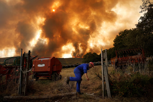 Spain battles 14 major fires with more expected- Ảnh 3. Spain battles 14 major fires with more expected- Ảnh 3.