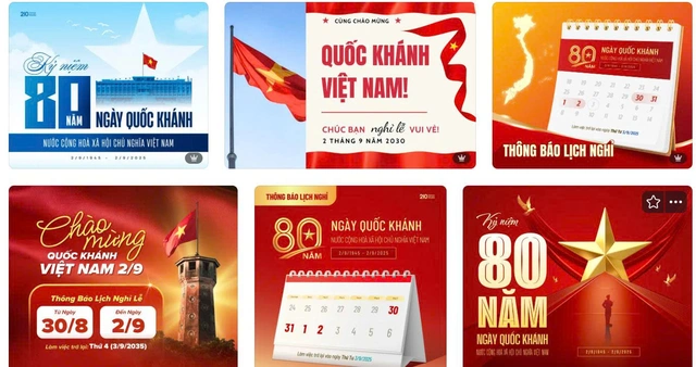 Cách tạo thông báo nghỉ lễ 2-9 bằng Canva đơn giản - Ảnh 1.