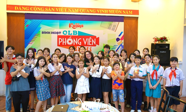 Khám phá “hậu trường” làm báo cùng CLB Phóng viên nhí - Ảnh 1.