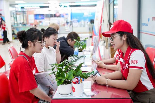 Điểm chuẩn Trường đại học Kinh tế - Tài chính TP.HCM từ 15 đến 19 - Ảnh 1.
