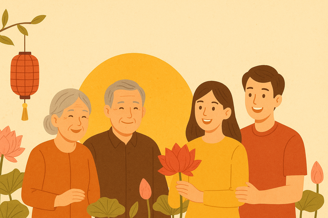 Những dòng thơ, status ý nghĩa chúc cha mẹ nhân ngày Vu lan- Ảnh 1.