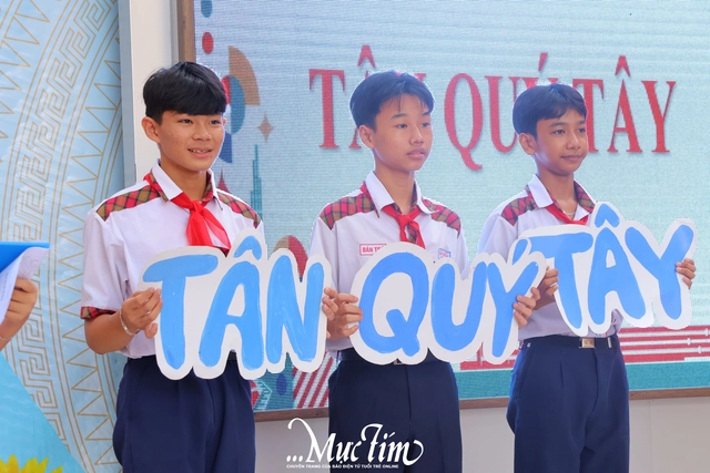 Học sinh Trường THCS Tân Quý Tây tìm hiểu ý nghĩa tên trường nhân dịp năm học mới - Ảnh 4.