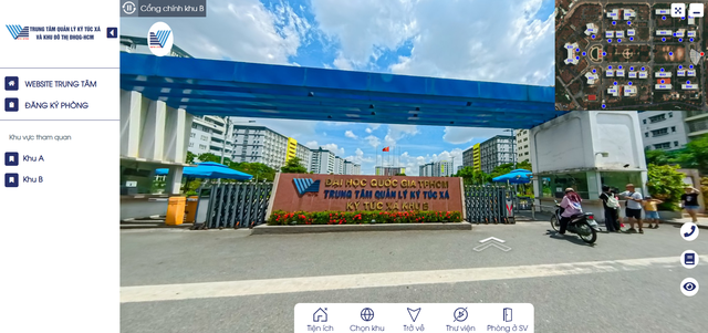 Tham quan online các loại phòng ở, tiện ích tại ký túc xá Đại học Quốc gia TP.HCM- Ảnh 2.