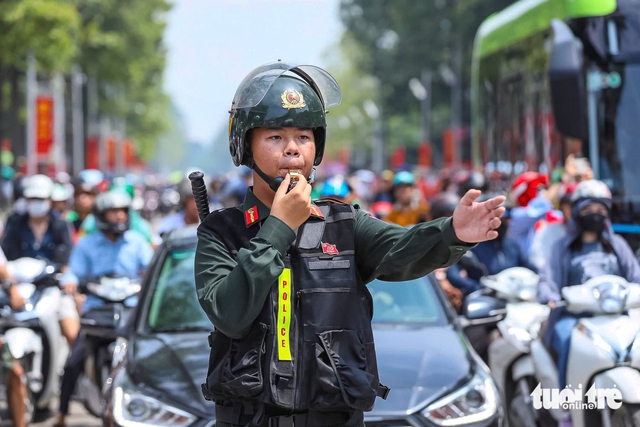 Từ 12h ngày 27-8, Hà Nội tiếp tục cấm đường phục vụ sơ duyệt - Ảnh 1.