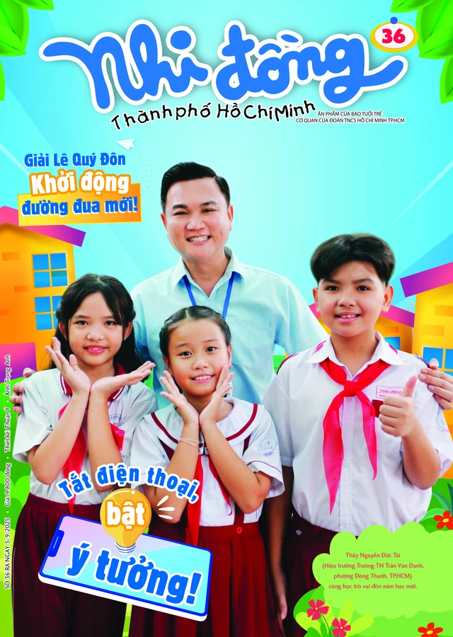 Mời bạn đón đọc Nhi Đồng TP.HCM 36, phát hành 5-9-2025: Tắt điện thoại, bật ý tưởng! - Ảnh 1.