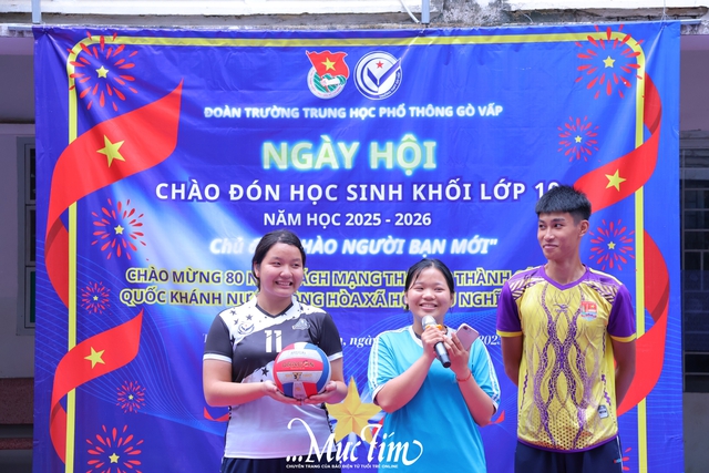 Trường THPT Gò Vấp tưng bừng chào đón học sinh khối 10 - Ảnh 21.