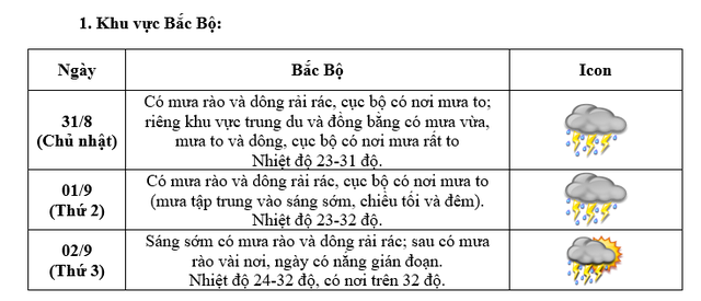 Thời tiết TP.HCM và Nam Bộ xác suất mưa 70-80% dịp lễ 2-9- Ảnh 3.