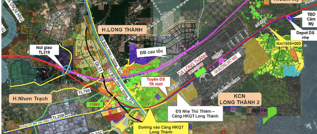 Rail lines planned to connect Long Thanh, Tan Son Nhat airports- Ảnh 2. Rail lines planned to connect Long Thanh, Tan Son Nhat airports- Ảnh 2.