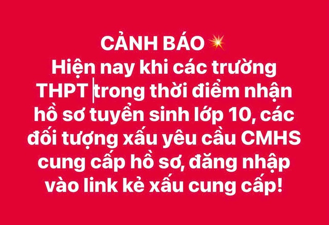 Cẩn thận với chiêu thức lừa đảo báo trúng tuyển giả mạo trường học- Ảnh 1.