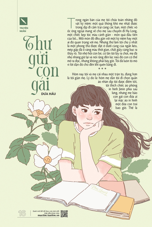 Mời bạn đón đọc Mực Tím 33, phát hành 11-8-2025:  Thư gửi con gái - Ảnh 2.