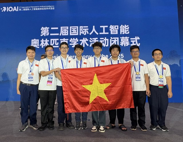 Việt Nam giành 7 huy chương, lọt top 4 Olympic Trí tuệ nhân tạo quốc tế- Ảnh 1.