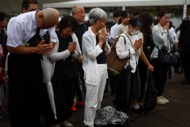 Nagasaki mayor warns of nuclear war as city marks 80 years since A-bomb - Ảnh 2. Nagasaki mayor warns of nuclear war as city marks 80 years since A-bomb - Ảnh 2.