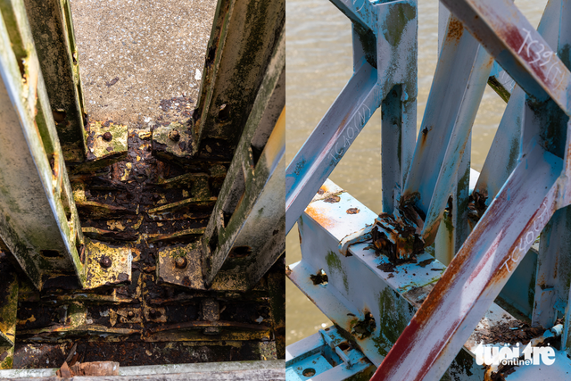 Historic Hien Luong Bridge in central Vietnam undergoes major restoration- Ảnh 2.
