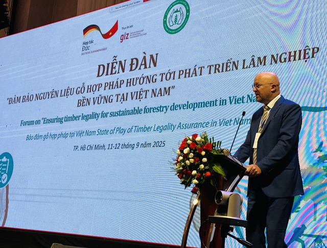German diplomat praises Vietnam’s efforts in ensuring timber legality for sustainable forestry- Ảnh 2. German diplomat praises Vietnam’s efforts in ensuring timber legality for sustainable forestry- Ảnh 2.