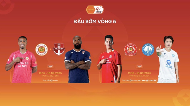 Lịch trực tiếp V-League ngày 13-9: Công an TP.HCM - Nam Định- Ảnh 1.