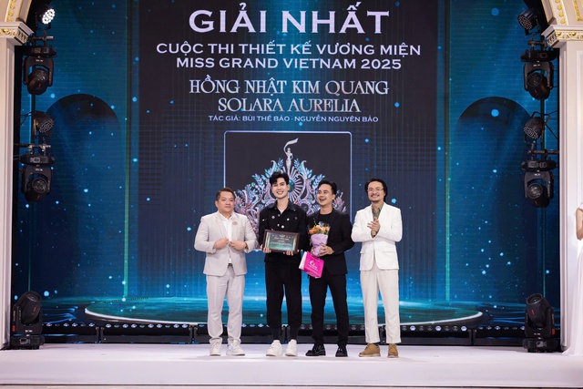 Tác giả của vương miện Miss Grand Vietnam 2025 từng ấm ức vì bị đánh rớt - Ảnh 1.
