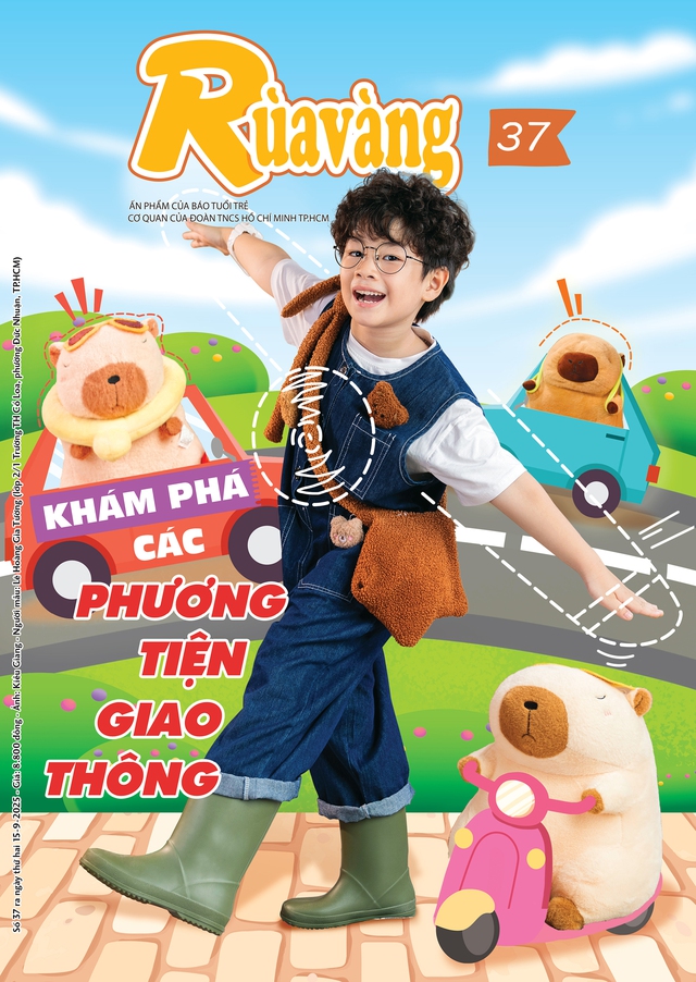 Mời bạn đón đọc Rùa Vàng 37, phát hành 15-9: 
Khám phá phương tiện giao thông- Ảnh 1.