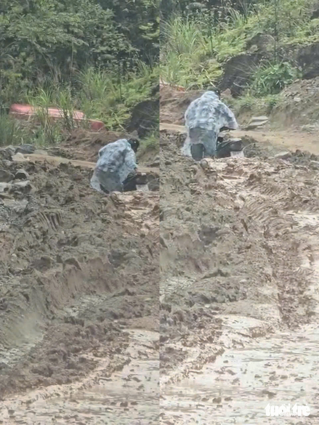 Da Nang national highway severely damaged- Ảnh 9.