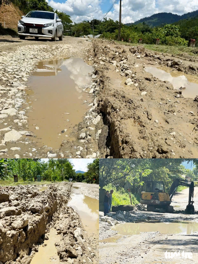 Da Nang national highway severely damaged- Ảnh 5.