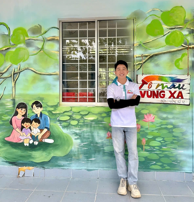 Thầy giáo 9x đi khắp nơi để tô màu cho trường học - Ảnh 3.
