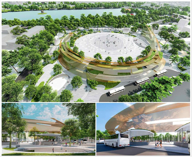 Planned perspective of square project near Hoan Kiem Lake in Hanoi- Ảnh 1. Planned perspective of square project near Hoan Kiem Lake in Hanoi- Ảnh 1.
