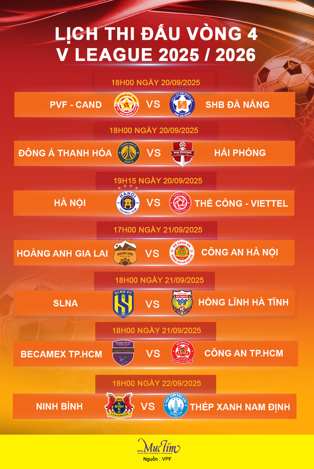 Lịch trực tiếp vòng 4 V-League: Ninh Bình - Nam Định- Ảnh 1.