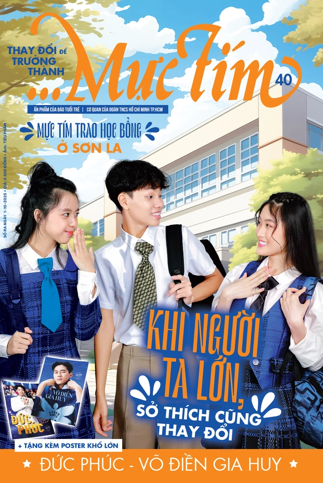 Mời bạn đón đọc Mực Tím 40, phát hành 29-9-2025: Nghị lực, tình thương và thông điệp nhân văn - Ảnh 1.