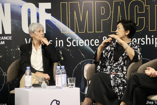 France’s first female astronaut discusses women’s roles in science, leadership in Ho Chi Minh City- Ảnh 4.