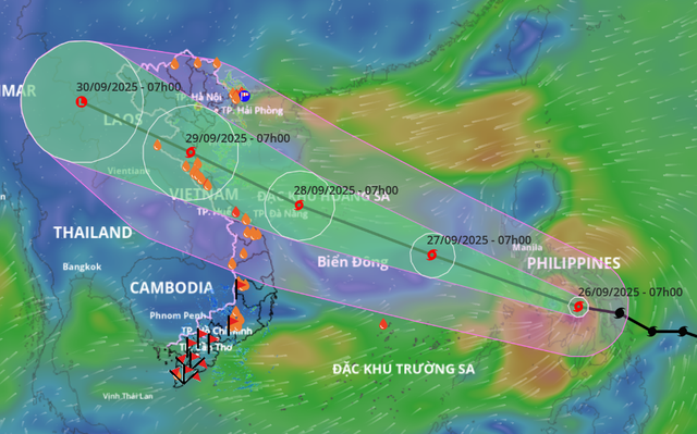 Storm Bualoi forecast to double speed, head toward northern, north-central Vietnam- Ảnh 1.