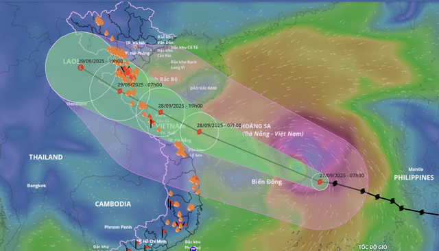 Storm Bualoi may strike central Vietnam with strength rivaling storm Kajiki - Ảnh 1.