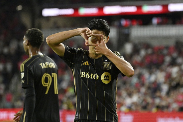 Son Heung Min lập cú đúp, LAFC thắng đậm St. Louis - Ảnh 1.