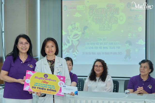 Trung thu mơ ước 2025: san sẻ yêu thương cùng bệnh nhi Bệnh viện Nhi đồng TP.HCM - Ảnh 6.