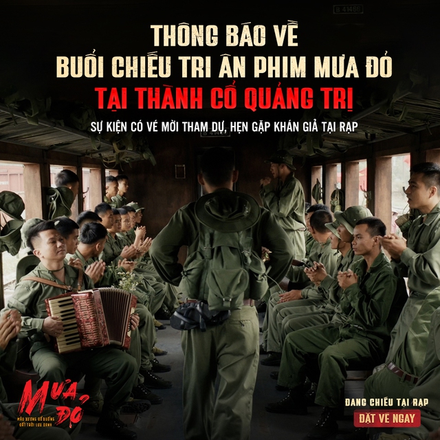 Tối nay 4-9, phim Mưa đỏ chiếu tri ân tại Thành cổ Quảng Trị- Ảnh 1.