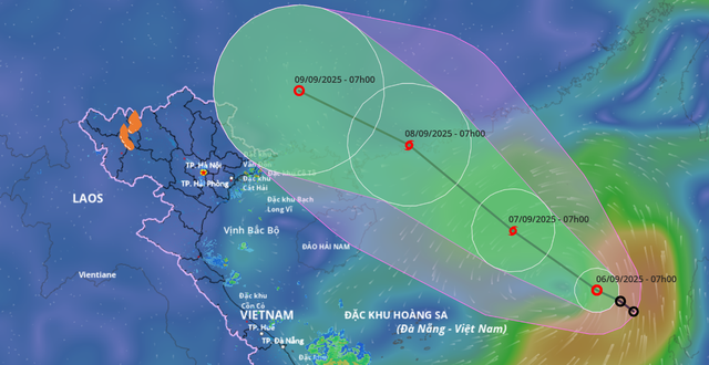 Tropical depression may strengthen into storm in East Vietnam Sea- Ảnh 1. Tropical depression may strengthen into storm in East Vietnam Sea- Ảnh 1.