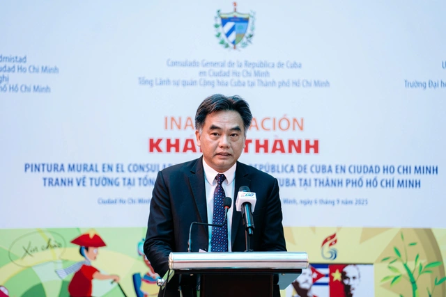 Cuban Consulate General inaugurates student-drawn mural in Ho Chi Minh City- Ảnh 2. Cuban Consulate General inaugurates student-drawn mural in Ho Chi Minh City- Ảnh 2.