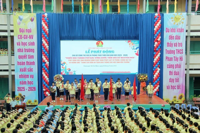 Hội đồng Đội TP.HCM phát động chủ đề năm học 2025-2026- Ảnh 6.