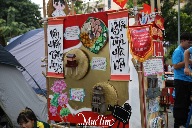 Không gian trại đậm chất vùng miền tại Hội trại truyền thống 9-1 Cụm trại 4- Ảnh 8.