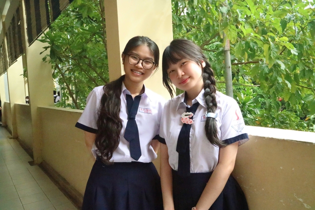 Hai nữ sinh Trường THPT Võ Thị Sáu biến thuật toán thành phim hoạt hình kể câu chuyện tâm lý học trò - Ảnh 1.