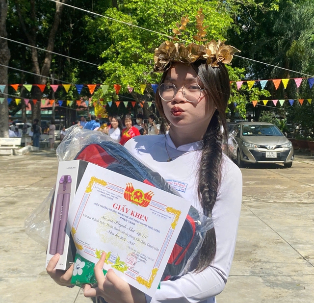 Nữ sinh Trường THPT chuyên Hùng Vương học giỏi, đam mê hoạt động cộng đồng- Ảnh 3.