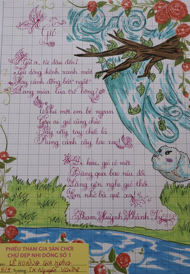 Kết quả Chữ đẹp Nhi Đồng số 1-2026: 26 bài đạt giải- Ảnh 13.