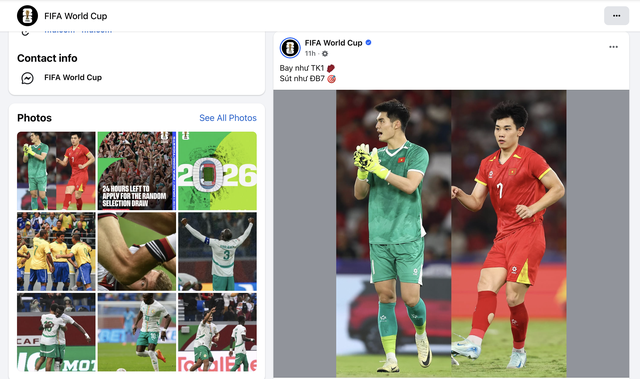 FIFA social media highlights Vietnam U23 goalkeeper, forward after historic win - Ảnh 1.
