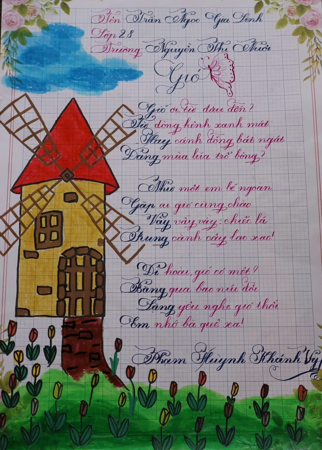 Kết quả Chữ đẹp Nhi Đồng số 1-2026: 26 bài đạt giải- Ảnh 7.