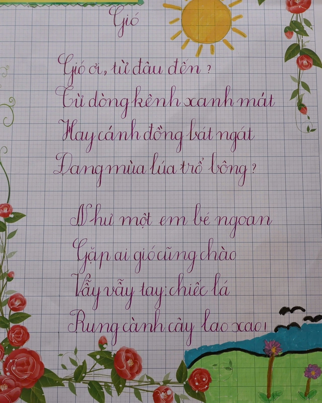 Kết quả Chữ đẹp Nhi Đồng số 1-2026: 26 bài đạt giải- Ảnh 12.